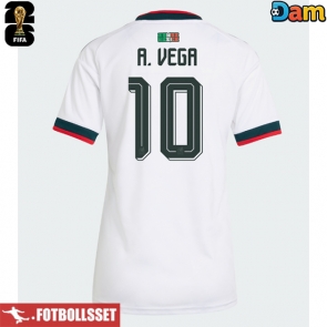Mexiko Alexis Vega #10 Bortatröja Dam VM 2026 Kortärmad