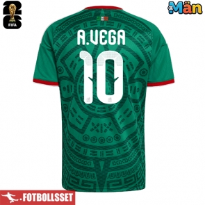 Mexiko Alexis Vega #10 Hemmatröja VM 2026 Kortärmad