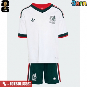 Mexiko Bortatröja Barn VM 2026 Kortärmad (+ Korta byxor)