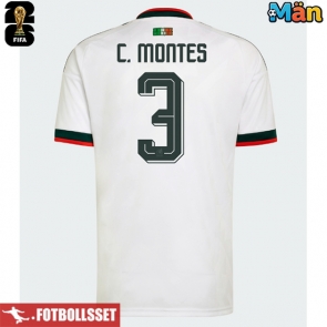 Mexiko Cesar Montes #3 Bortatröja VM 2026 Kortärmad