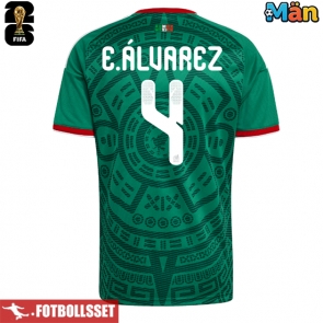 Mexiko Edson Alvarez #4 Hemmatröja VM 2026 Kortärmad