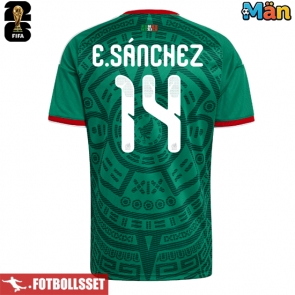 Mexiko Erick Sanchez #14 Hemmatröja VM 2026 Kortärmad