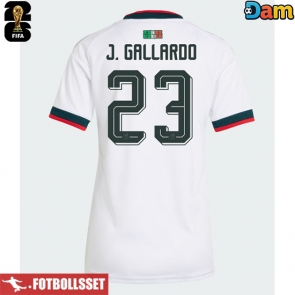Mexiko Jesus Gallardo #23 Bortatröja Dam VM 2026 Kortärmad