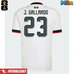 Mexiko Jesus Gallardo #23 Bortatröja VM 2026 Kortärmad