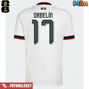 Mexiko Orbelin Pineda #17 Bortatröja VM 2026 Kortärmad