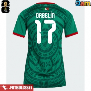 Mexiko Orbelin Pineda #17 Hemmatröja Dam VM 2026 Kortärmad