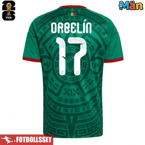 Mexiko Orbelin Pineda #17 Hemmatröja VM 2026 Kortärmad