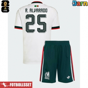 Mexiko Roberto Alvarado #25 Bortatröja Barn VM 2026 Kortärmad (+ Korta byxor)