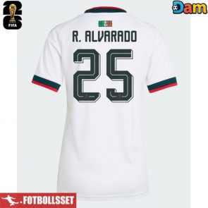 Mexiko Roberto Alvarado #25 Bortatröja Dam VM 2026 Kortärmad
