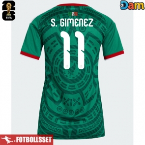 Mexiko Santiago Gimenez #11 Hemmatröja Dam VM 2026 Kortärmad