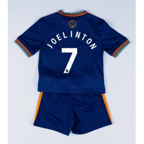 Newcastle United Joelinton #7 Tredje Tröja Barn 2025-26 Kortärmad (+ Korta byxor)