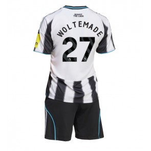 Newcastle United Nick Woltemade #27 Hemmatröja Barn 2025-26 Kortärmad (+ Korta byxor)
