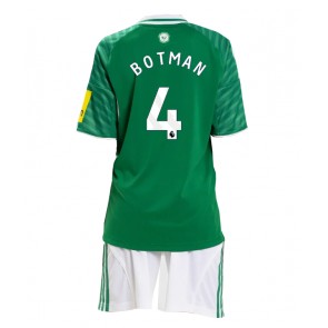 Newcastle United Sven Botman #4 Bortatröja Barn 2025-26 Kortärmad (+ Korta byxor)