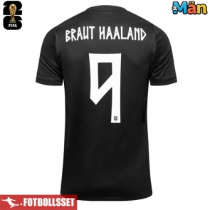 Norge Erling Haaland #9 Bortatröja VM 2026 Kortärmad