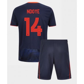 Nottingham Forest Dan Ndoye #14 Tredje Tröja Barn 2025-26 Kortärmad (+ Korta byxor)