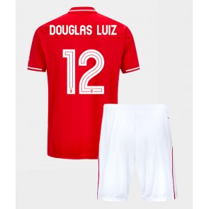 Nottingham Forest Douglas Luiz #12 Hemmatröja Barn 2025-26 Kortärmad (+ Korta byxor)