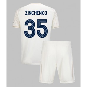 Nottingham Forest Oleksandr Zinchenko #35 Bortatröja Barn 2025-26 Kortärmad (+ Korta byxor)