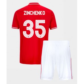 Nottingham Forest Oleksandr Zinchenko #35 Hemmatröja Barn 2025-26 Kortärmad (+ Korta byxor)
