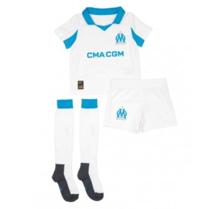 Olympique de Marseille Hemmatröja Barn 2025-26 Kortärmad (+ Korta byxor)