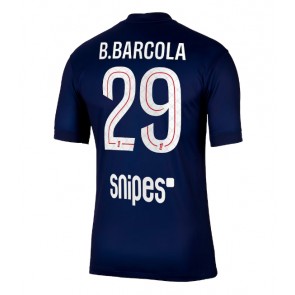 Paris Saint-Germain Bradley Barcola #29 Hemmatröja 2025-26 Kortärmad