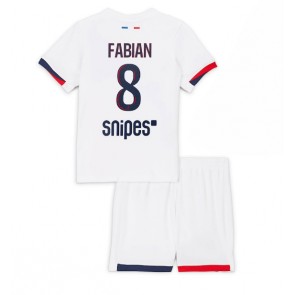 Paris Saint-Germain Fabian Ruiz #8 Bortatröja Barn 2025-26 Kortärmad (+ Korta byxor)