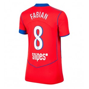 Paris Saint-Germain Fabian Ruiz #8 Tredje Tröja Dam 2025-26 Kortärmad