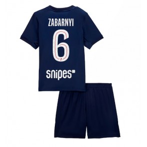 Paris Saint-Germain Illia Zabarnyi #6 Hemmatröja Barn 2025-26 Kortärmad (+ Korta byxor)