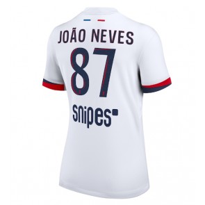 Paris Saint-Germain Joao Neves #87 Bortatröja Dam 2025-26 Kortärmad