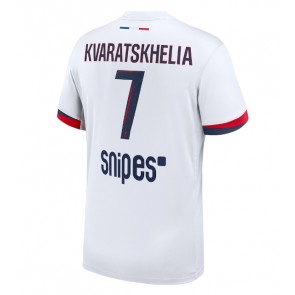 Paris Saint-Germain Khvicha Kvaratskhelia #7 Bortatröja 2025-26 Kortärmad