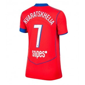 Paris Saint-Germain Khvicha Kvaratskhelia #7 Tredje Tröja Dam 2025-26 Kortärmad