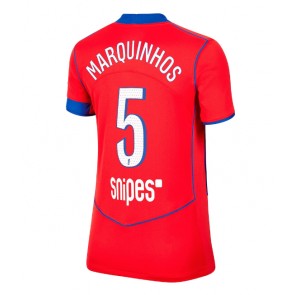 Paris Saint-Germain Marquinhos #5 Tredje Tröja Dam 2025-26 Kortärmad