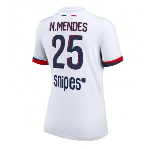 Paris Saint-Germain Nuno Mendes #25 Bortatröja Dam 2025-26 Kortärmad