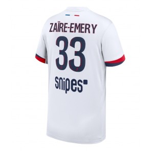 Paris Saint-Germain Warren Zaire-Emery #33 Bortatröja 2025-26 Kortärmad