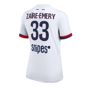 Paris Saint-Germain Warren Zaire-Emery #33 Bortatröja Dam 2025-26 Kortärmad