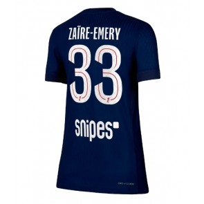 Paris Saint-Germain Warren Zaire-Emery #33 Hemmatröja Dam 2025-26 Kortärmad