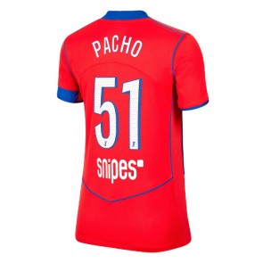 Paris Saint-Germain Willian Pacho #51 Tredje Tröja Dam 2025-26 Kortärmad