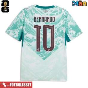 Portugal Bernardo Silva #10 Bortatröja VM 2026 Kortärmad