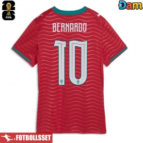 Portugal Bernardo Silva #10 Hemmatröja Dam VM 2026 Kortärmad