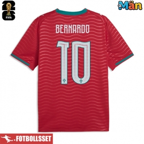 Portugal Bernardo Silva #10 Hemmatröja VM 2026 Kortärmad