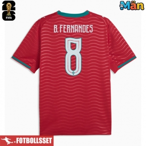 Portugal Bruno Fernandes #8 Hemmatröja VM 2026 Kortärmad