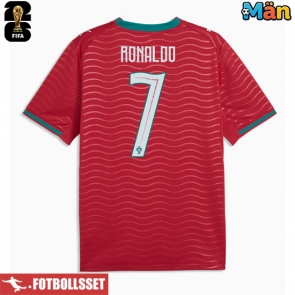 Portugal Cristiano Ronaldo #7 Hemmatröja VM 2026 Kortärmad