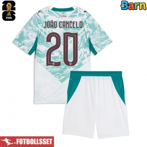 Portugal Joao Cancelo #20 Bortatröja Barn VM 2026 Kortärmad (+ Korta byxor)