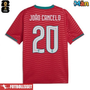 Portugal Joao Cancelo #20 Hemmatröja VM 2026 Kortärmad