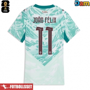 Portugal Joao Felix #11 Bortatröja Dam VM 2026 Kortärmad