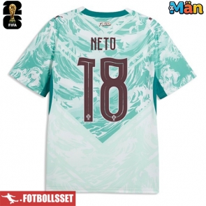 Portugal Pedro Neto #18 Bortatröja VM 2026 Kortärmad