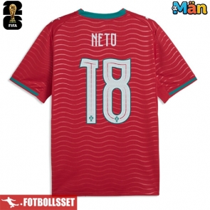 Portugal Pedro Neto #18 Hemmatröja VM 2026 Kortärmad