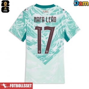 Portugal Rafael Leao #17 Bortatröja Dam VM 2026 Kortärmad