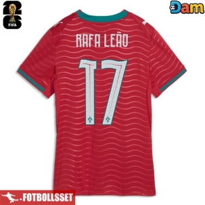 Portugal Rafael Leao #17 Hemmatröja Dam VM 2026 Kortärmad