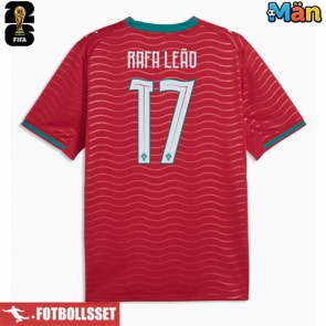 Portugal Rafael Leao #17 Hemmatröja VM 2026 Kortärmad