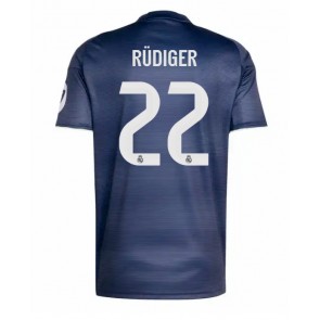 Real Madrid Antonio Rudiger #22 Bortatröja 2025-26 Kortärmad